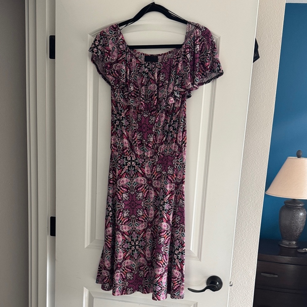 Germain Off the Shoulder Knit Dress